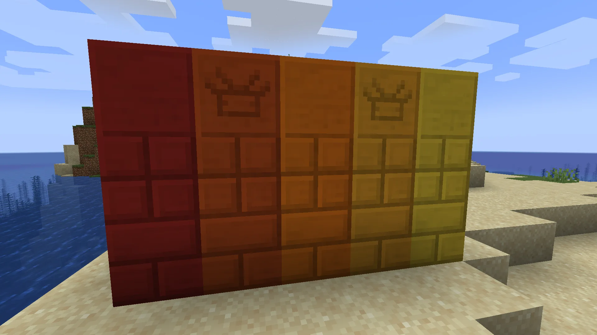 Каменные блоки из мода Painter's Blocks