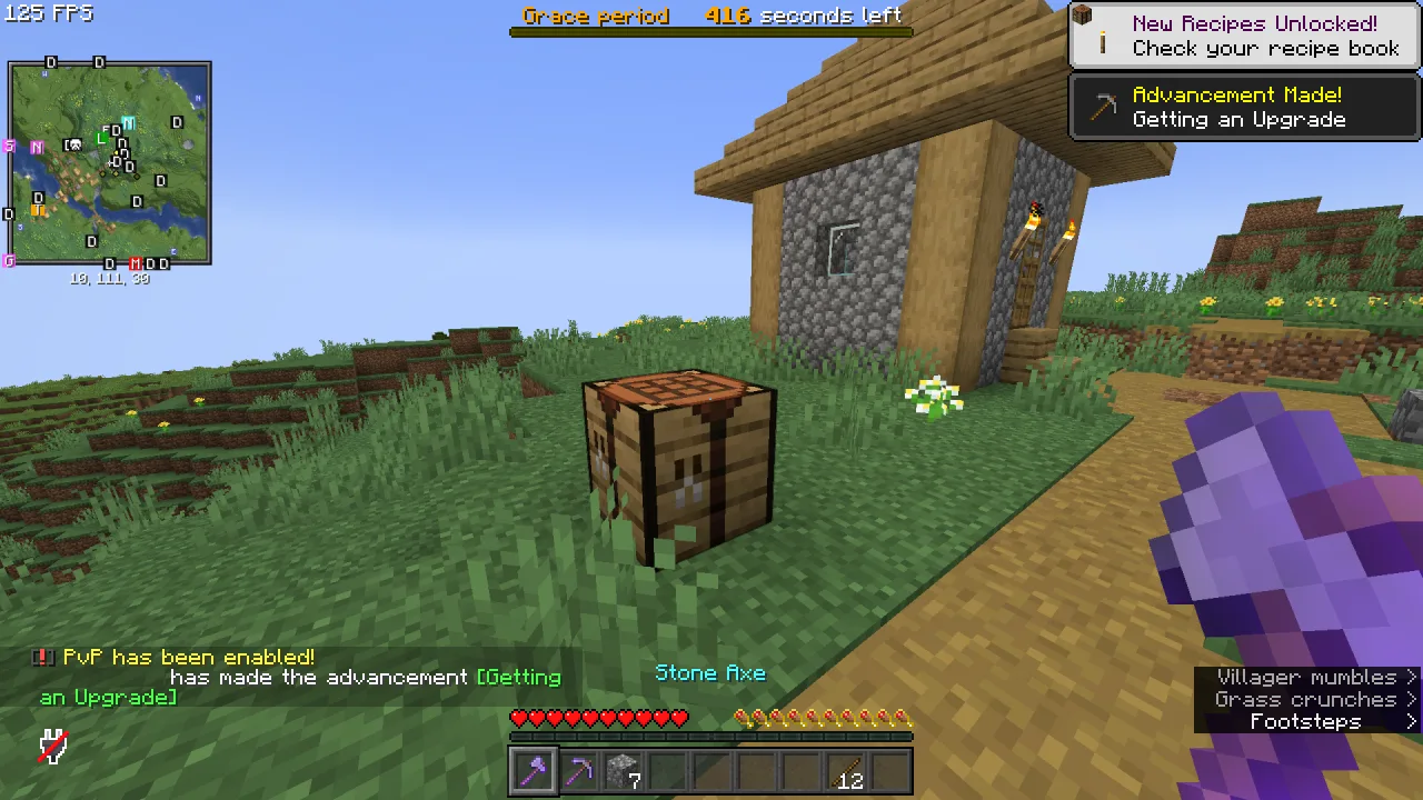 Игроки готовятся к началу режима Lava Rising в период безопасного времени.