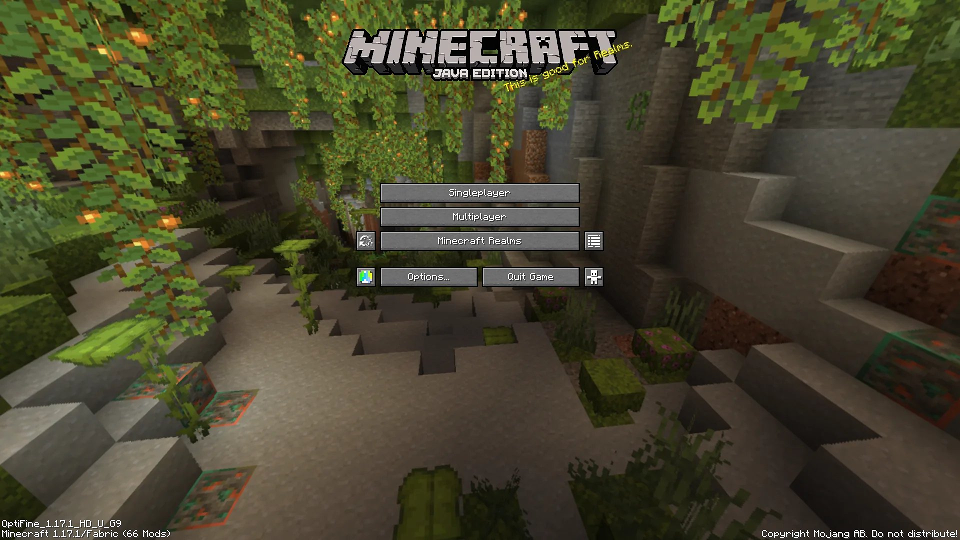 Новое фоновое изображение главного меню в ресурс-паке PixelPack.