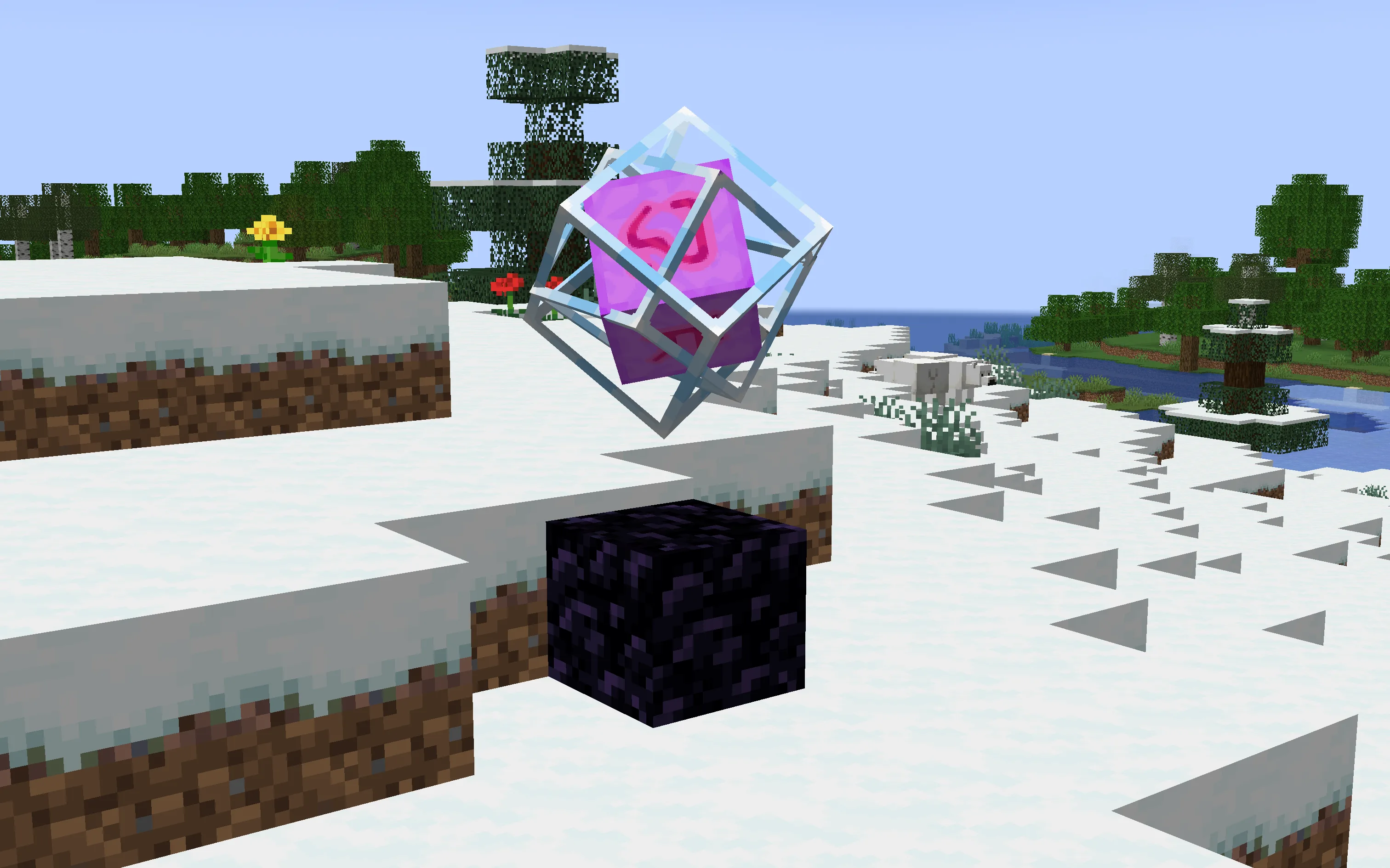 Кристалл Края с улучшенной анимацией и сглаженной моделью.