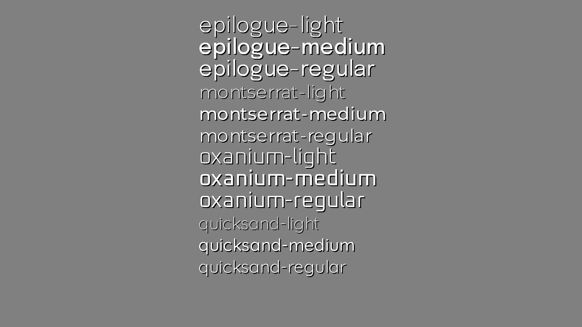 Шрифты, включенные в мод Day Counter