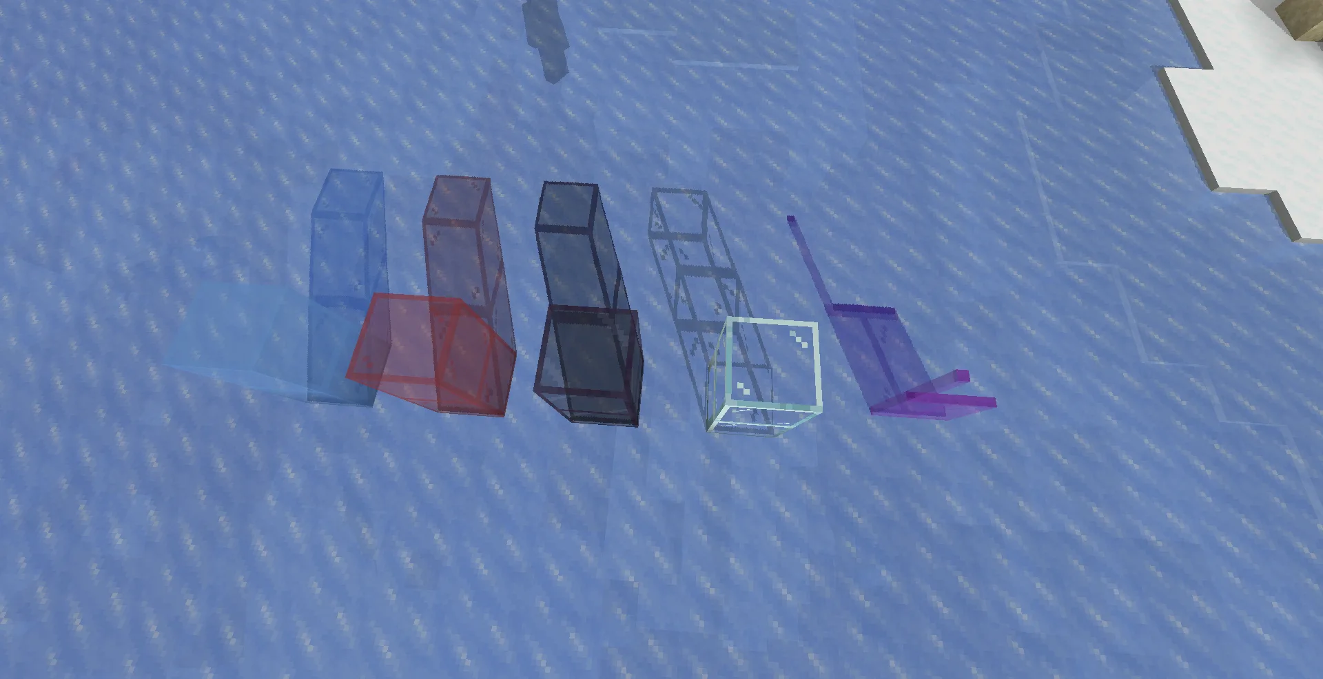 Проект Minecraft "Simple Shadows" с цветным стеклом.