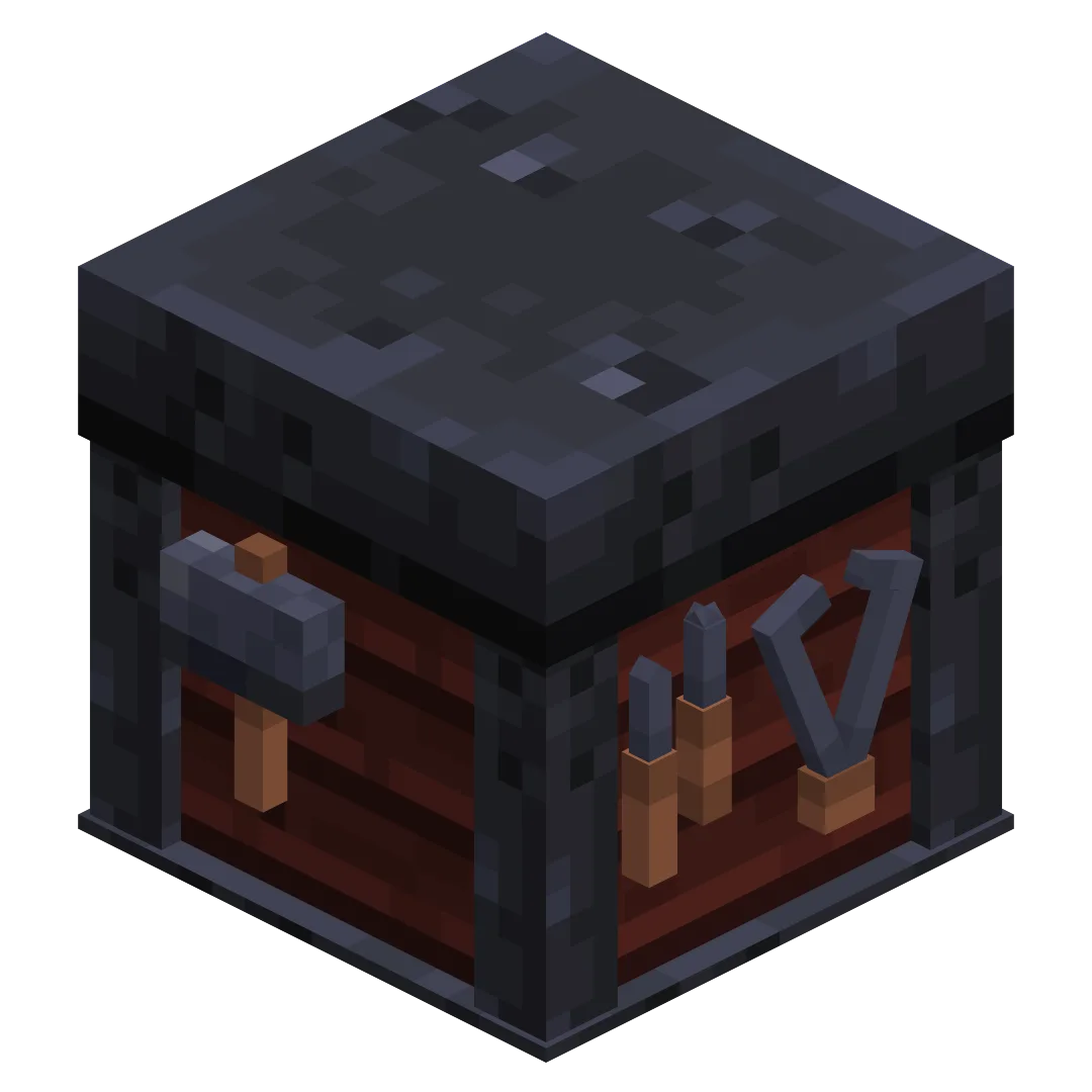 3D-модель кузнечного стола из мода Actually 3D Workbenches.