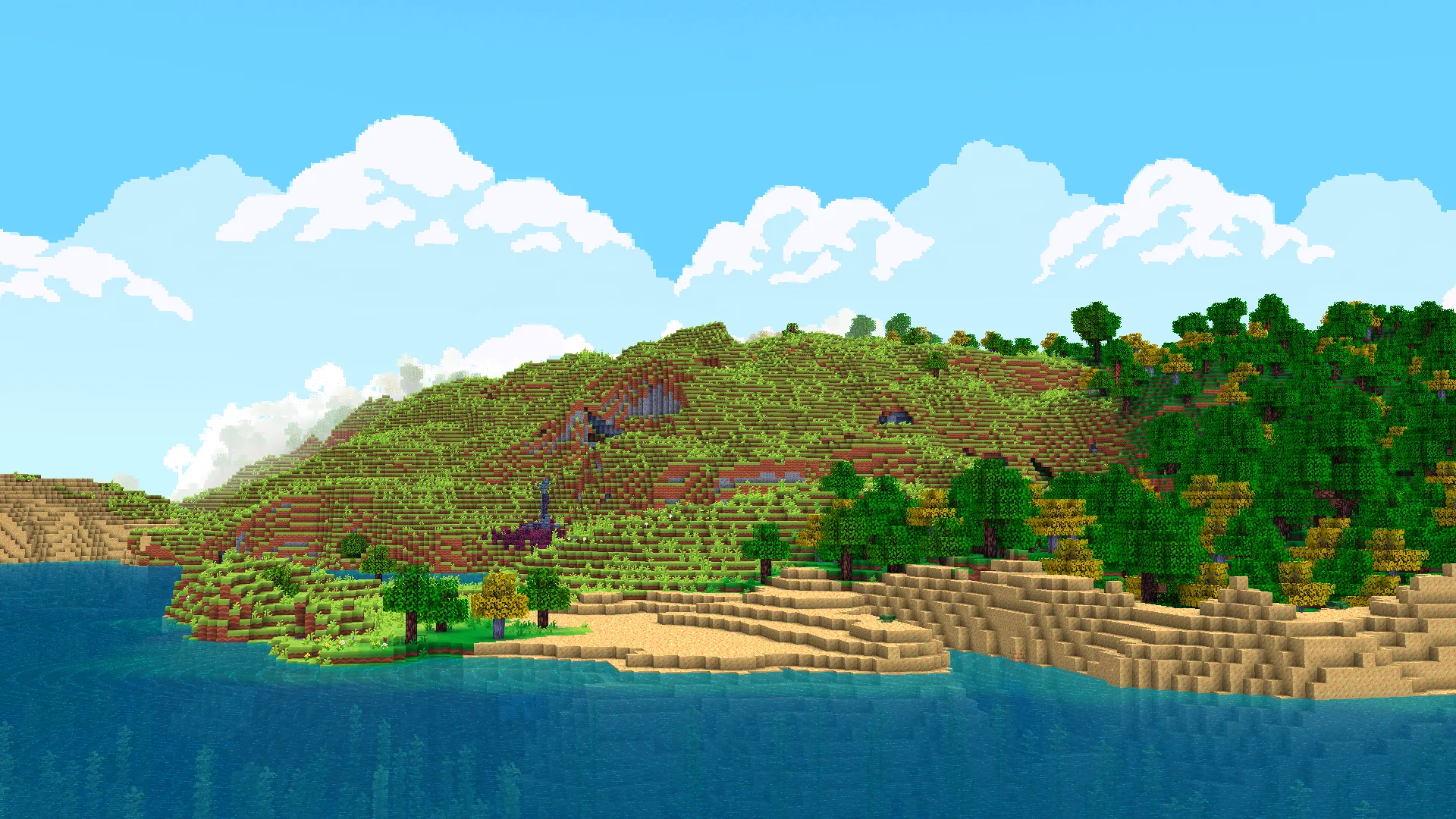 Холм в стиле проекта Retrove.