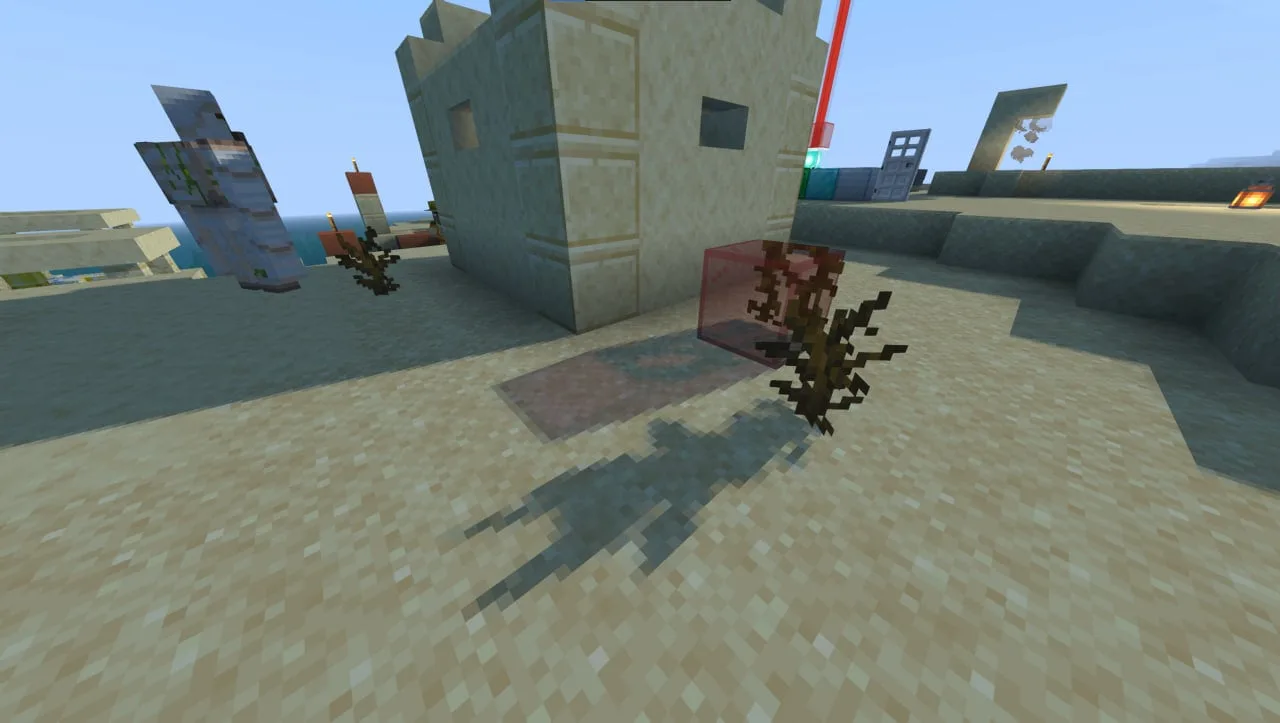 BVS - Best Vanilla Shader, тени пикселей.