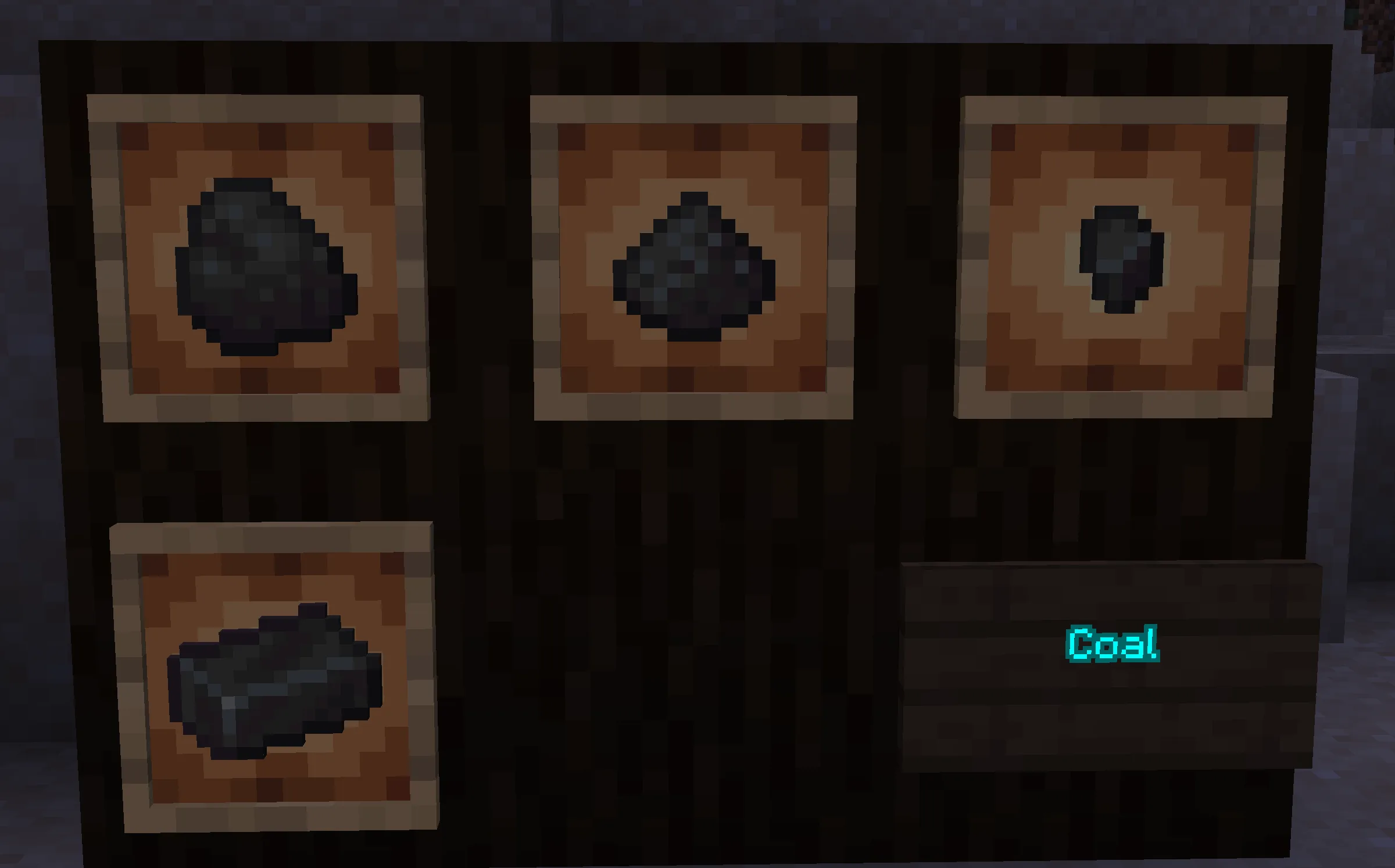Мод Basic Materials: все игровые предметы из угля.