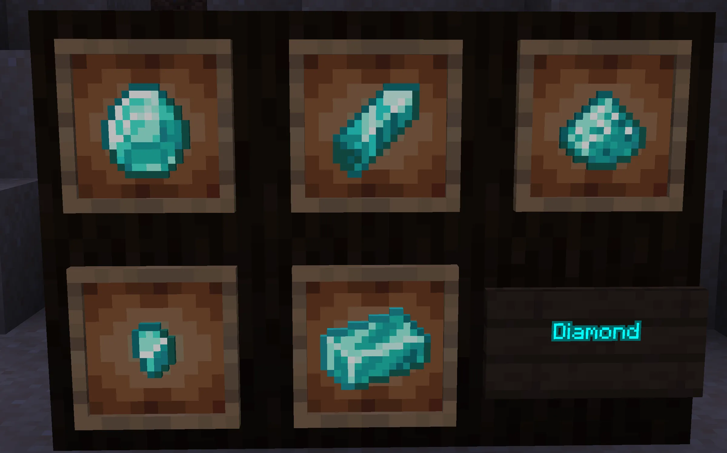 Алмазные версии базовых игровых материалов из мода Basic Materials.