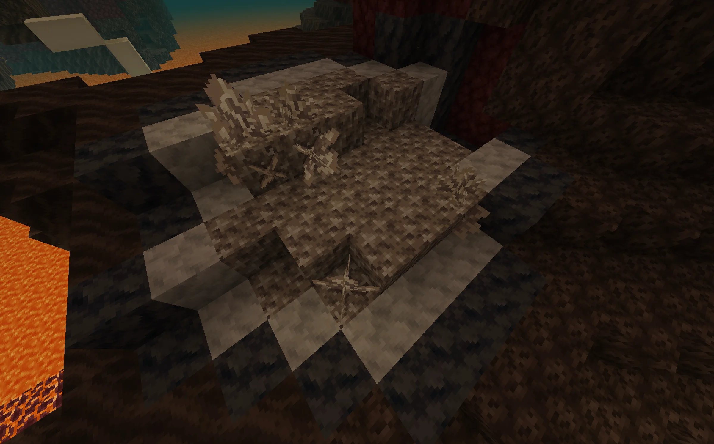 Концепт кварцевой жеоды из мода Basic Materials.