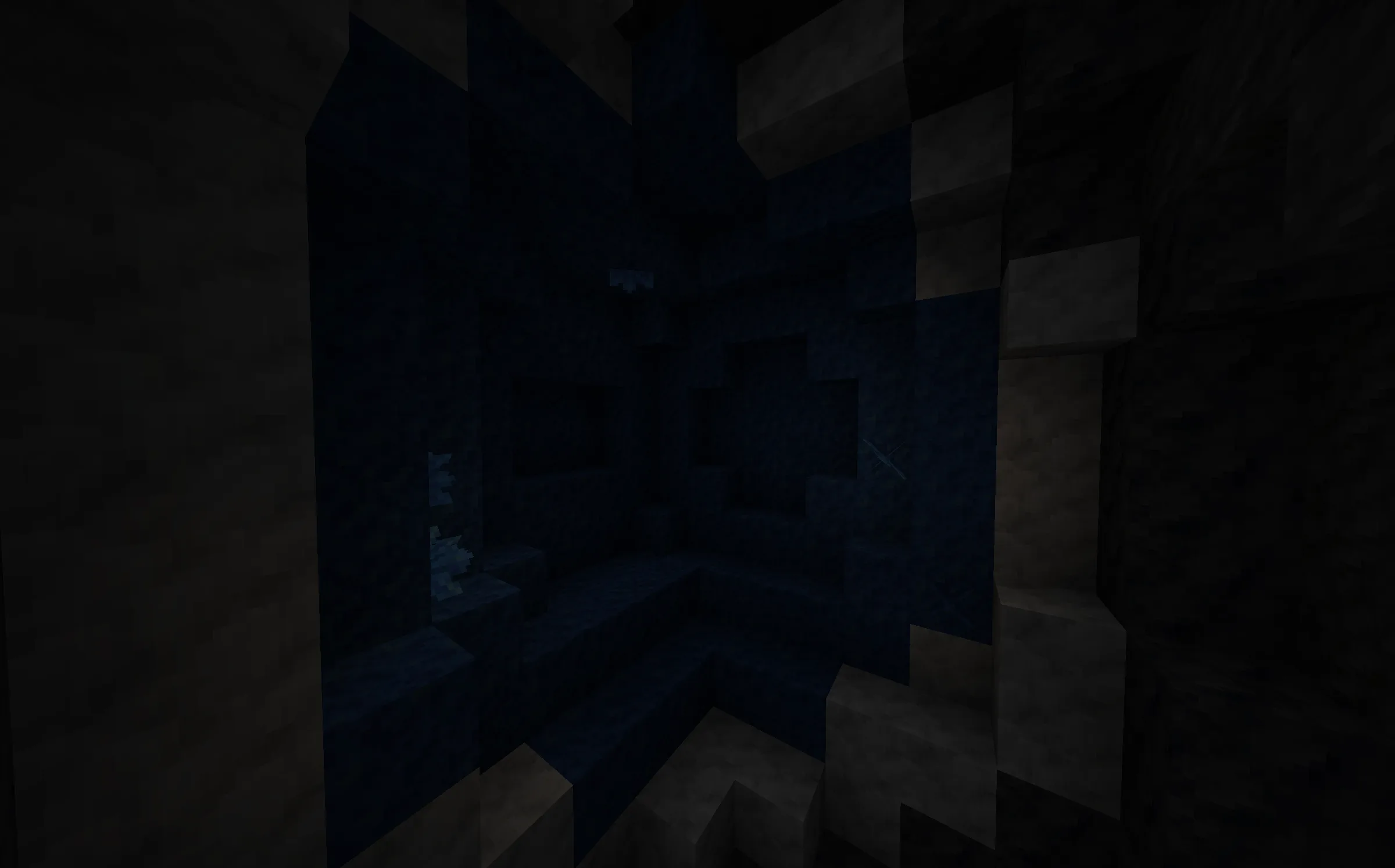 Жеода из лазурита, сгенерированная под океаном, в моде Basic Materials.