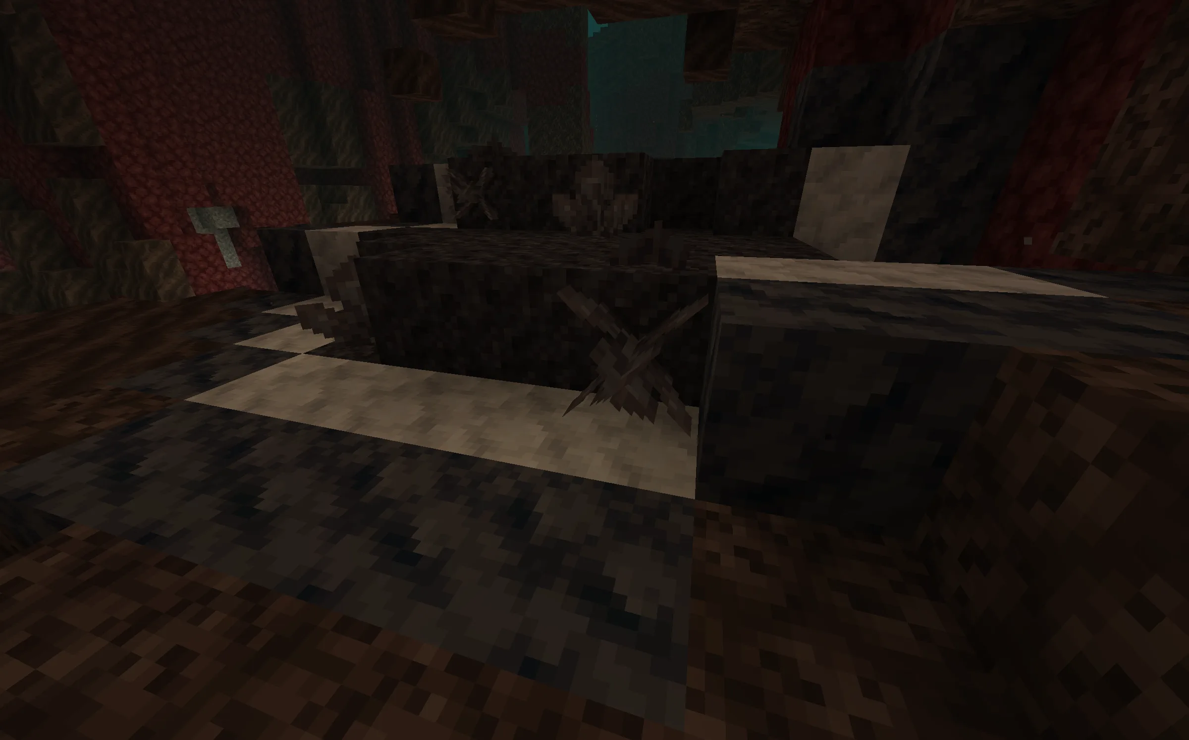 Концепт незеритовой жеоды из мода Basic Materials.