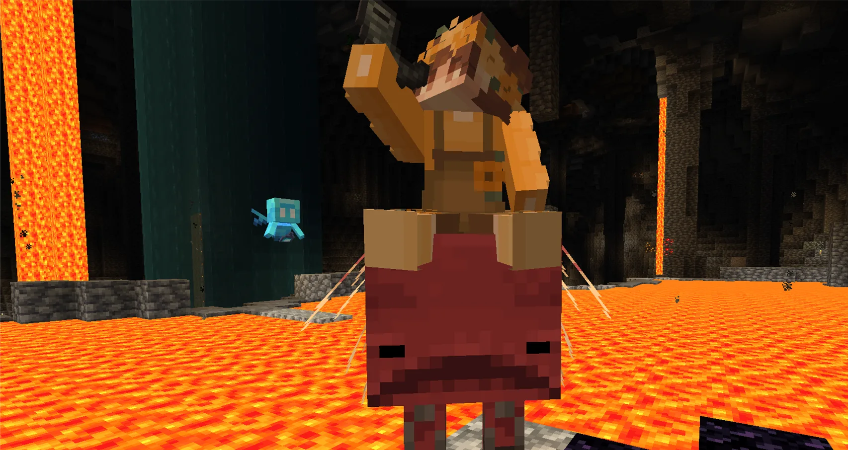 Страйдер Ларри, Орбик и аллей Азалия из ресурс-пака Lazy Striders