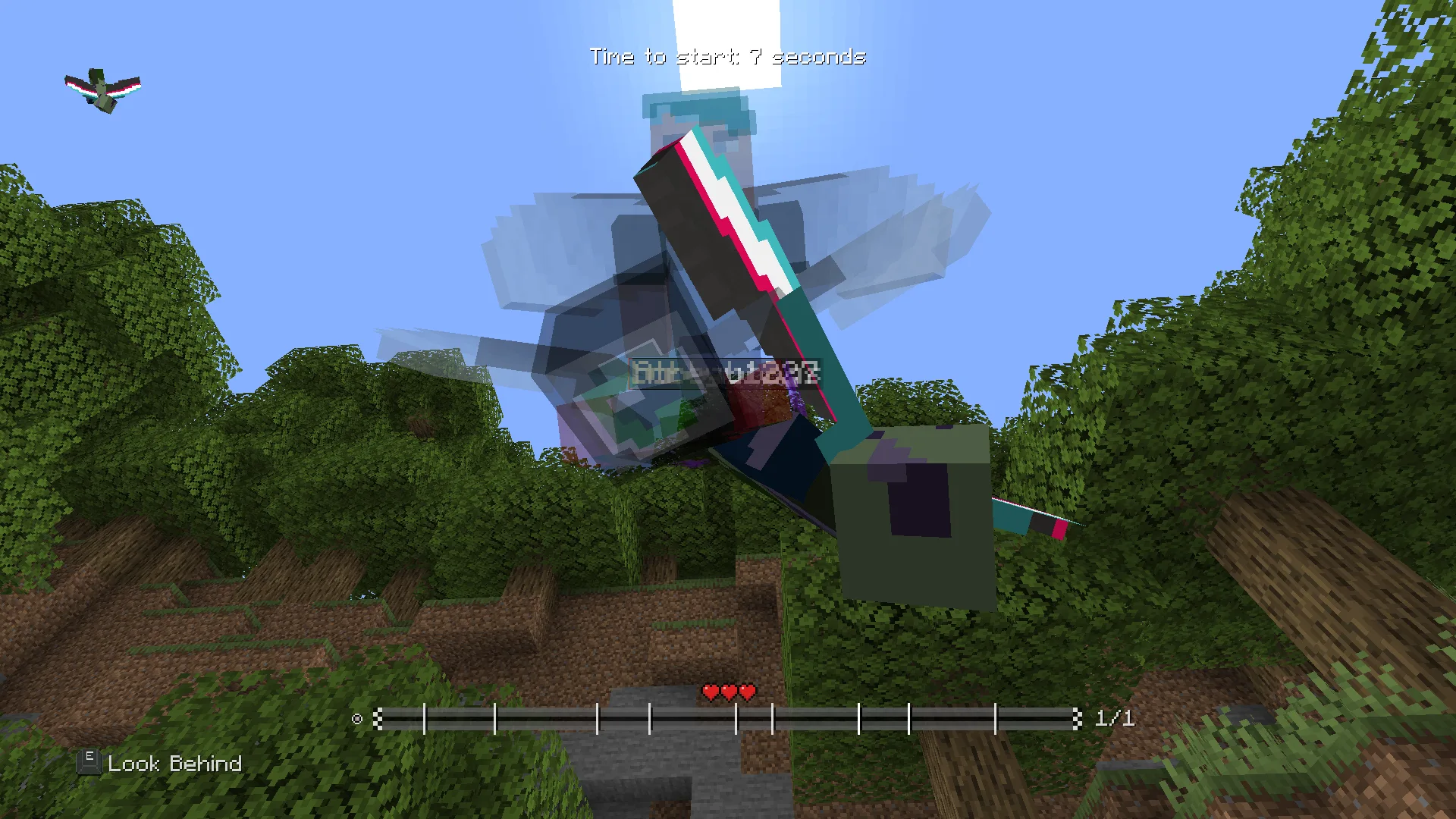 Скриншот функции Glide в проекте Minimega, скрывающей ближайших игроков.