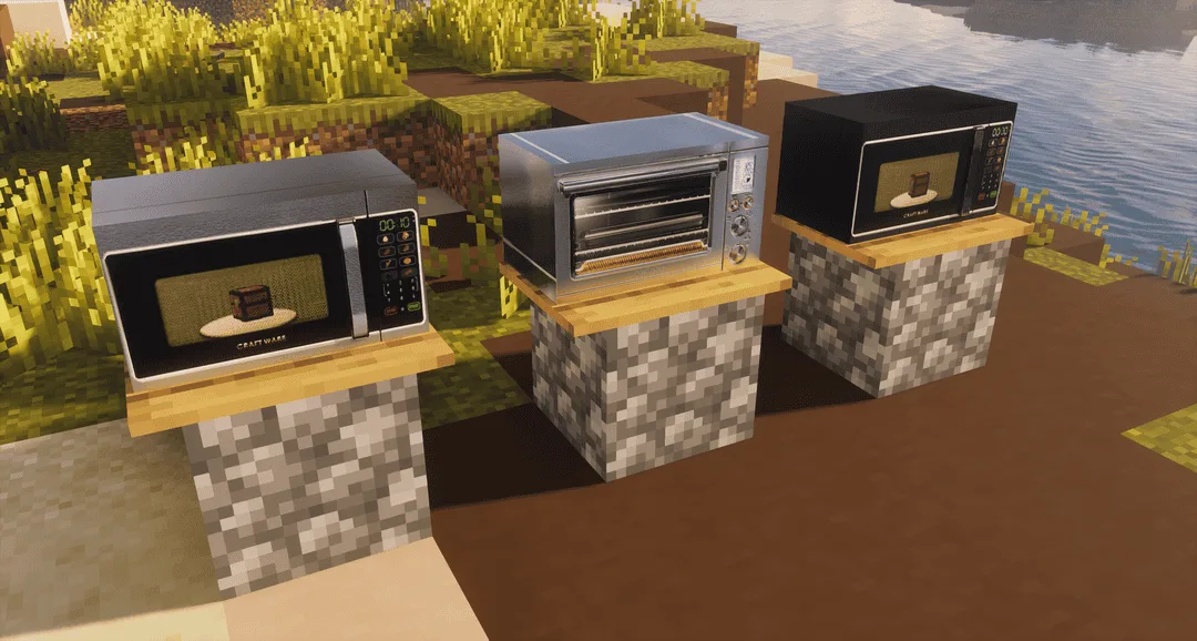 Включенные микроволновые печи с шейдерами Kappa