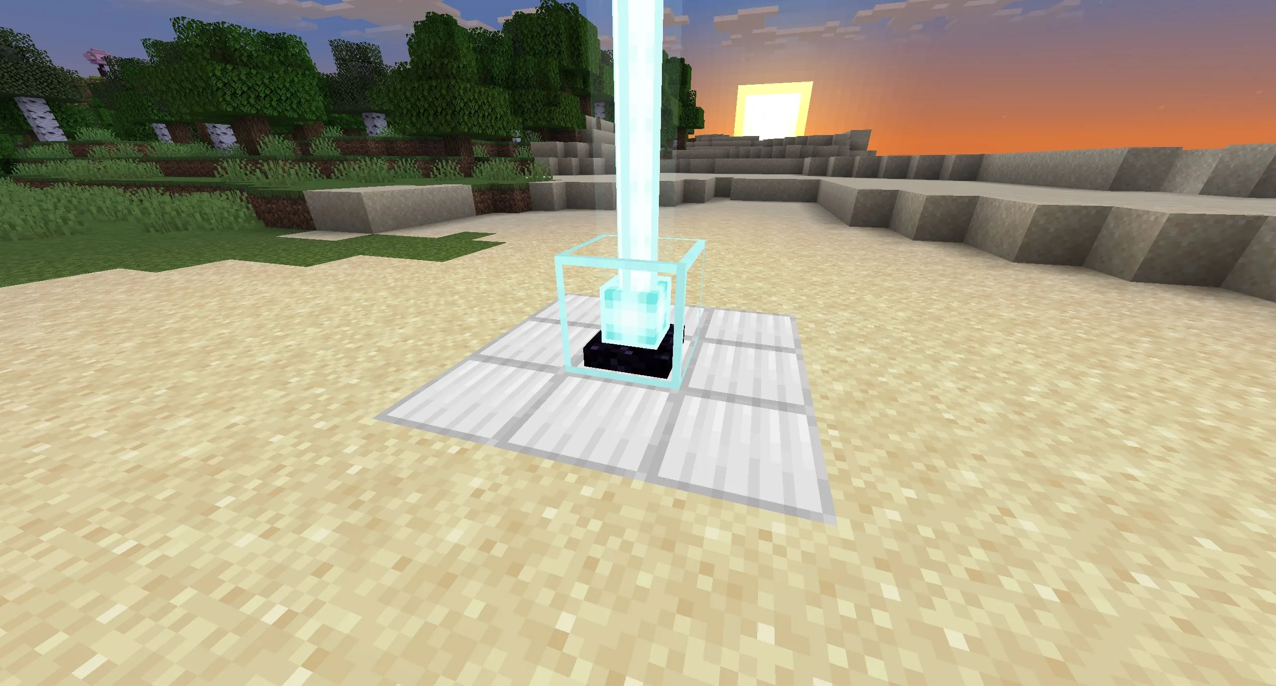 Улучшенный маяк из ресурс-пака Better Beacons