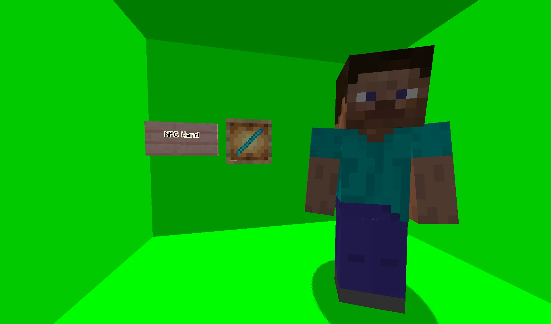 Инструмент NPC Wand в моде BloraMc's Creator Mod