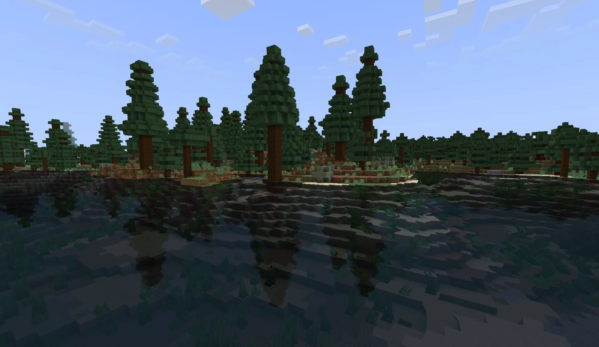 Вода шейдер альфа: деревья.