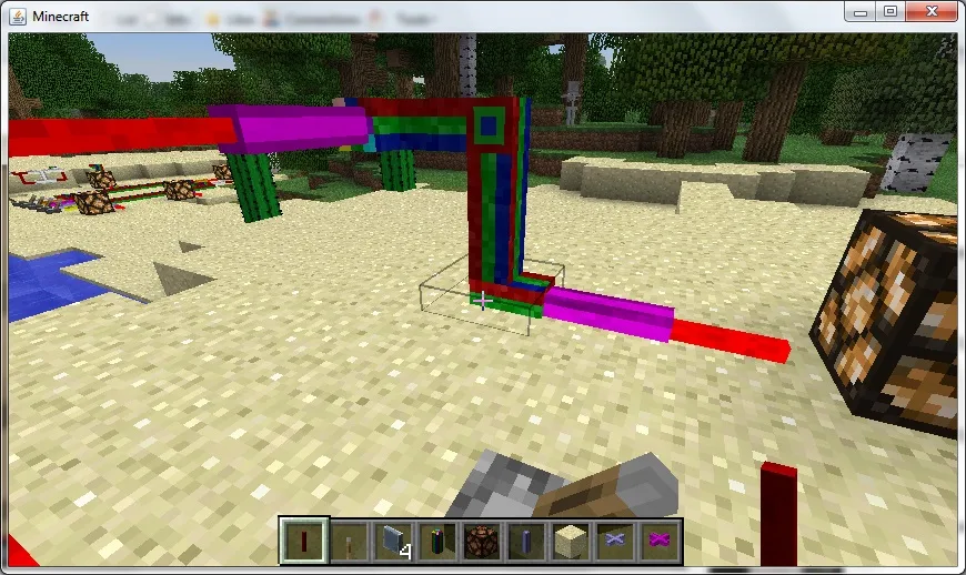 Сгруппированные кабели в моде RedLogic