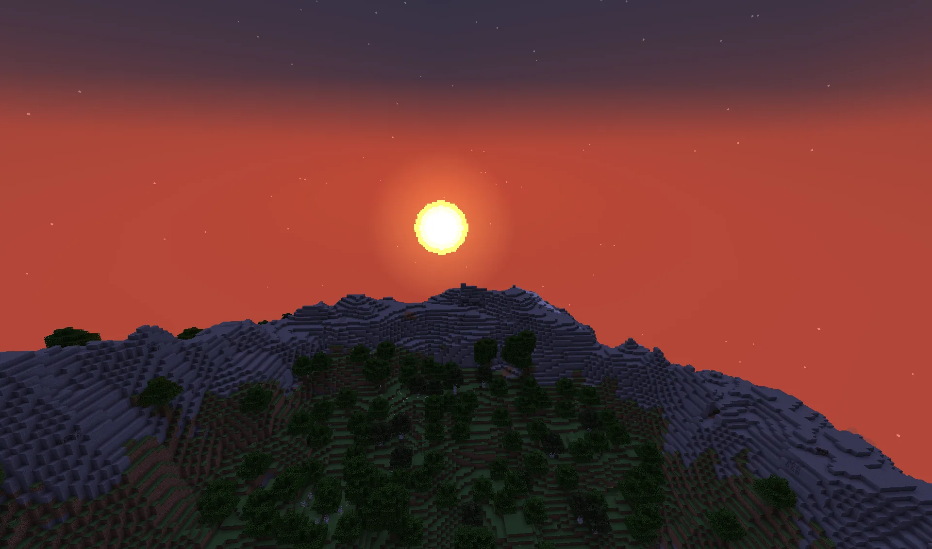 Круглое солнце в ресурс-паке Round Sun/Moon