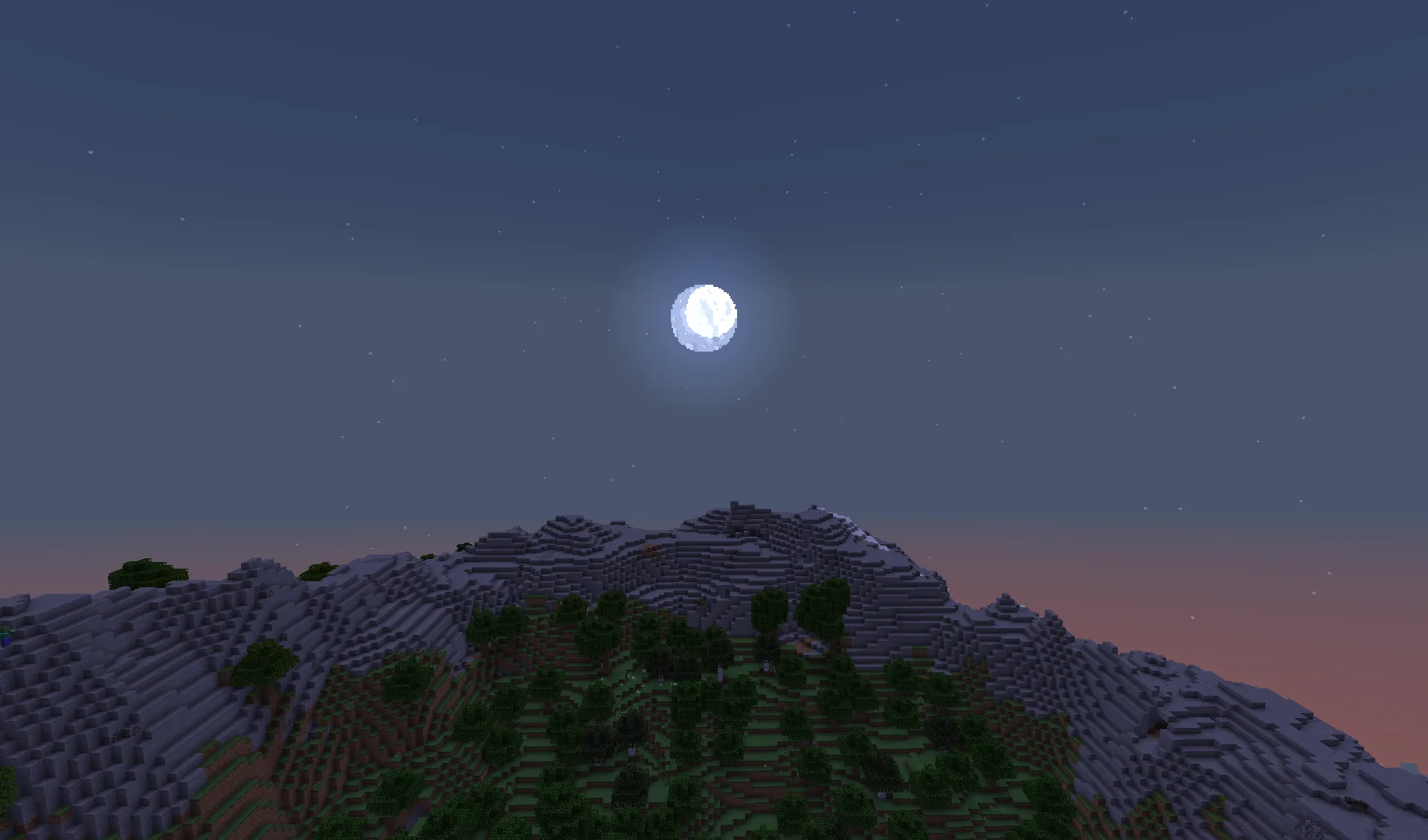 Круглая луна в ресурс-паке Round Sun/Moon