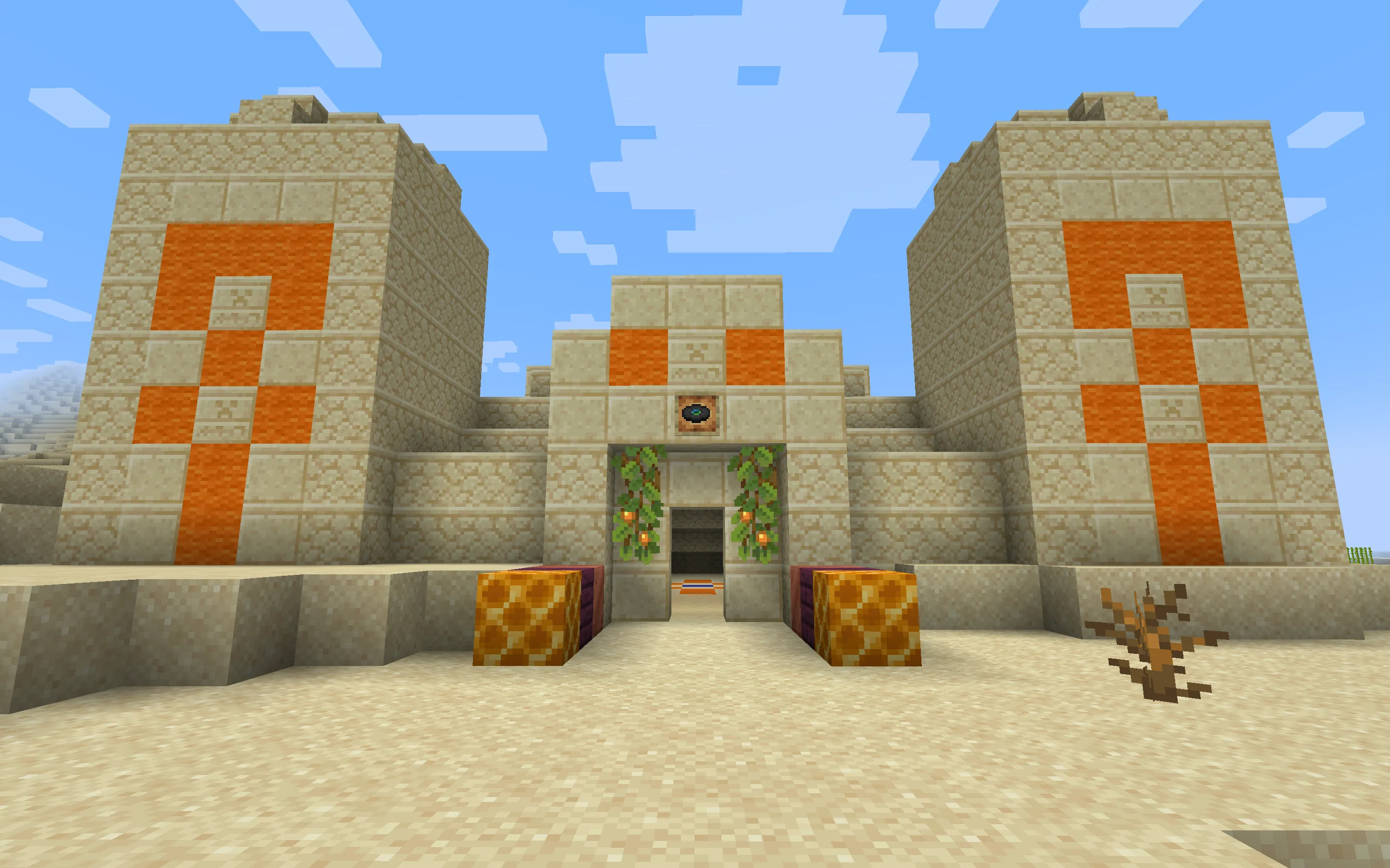 Шерстяной храм в моде Wool Temples с поддержкой версий 1.15-1.18
