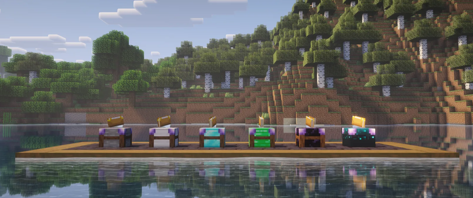 Алтарные сооружения из мода Skill Tree в Minecraft.