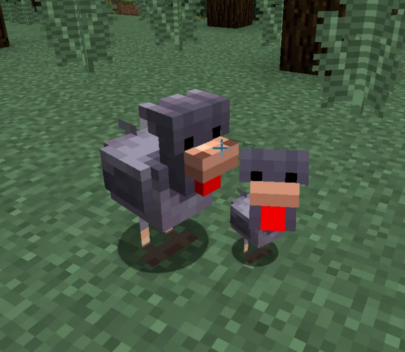 Холодная курица из мода Backported Chickens (версия 1.9).