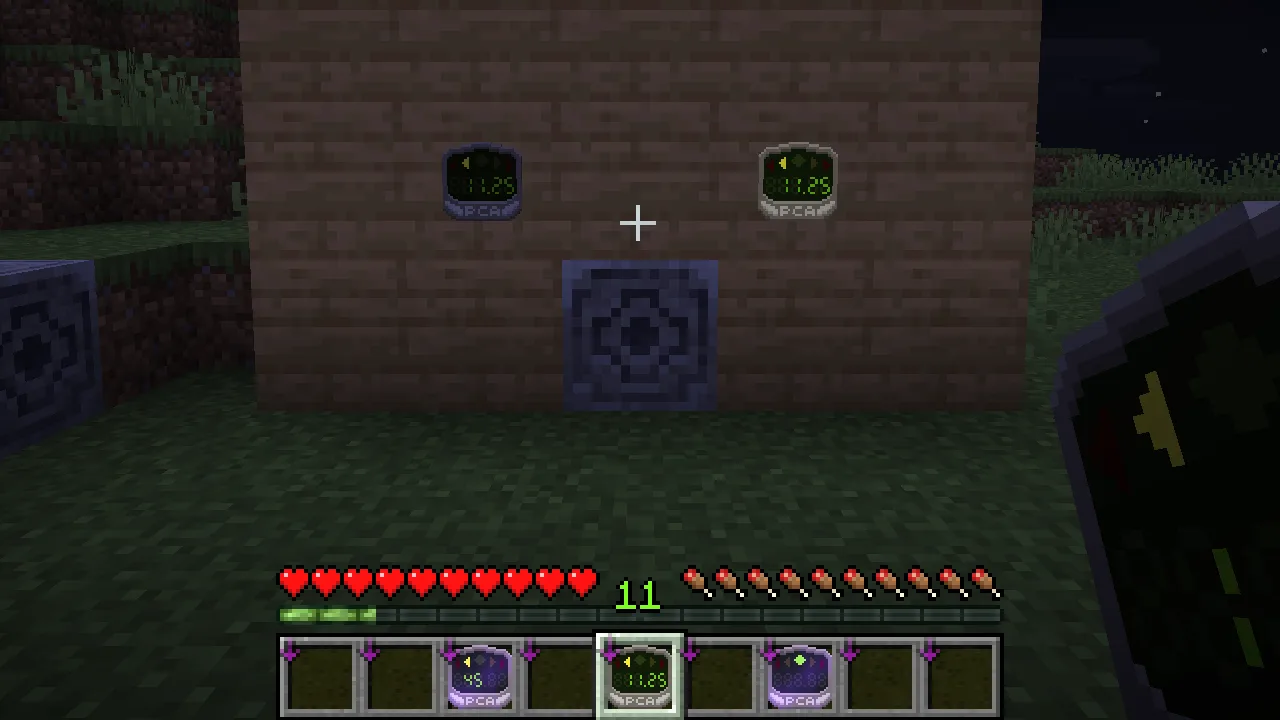 Интерфейс ресурс пака PCA для Minecraft