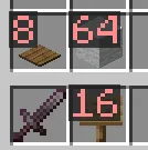 Отображение количества предметов в инвентаре с модом Better Stack Count