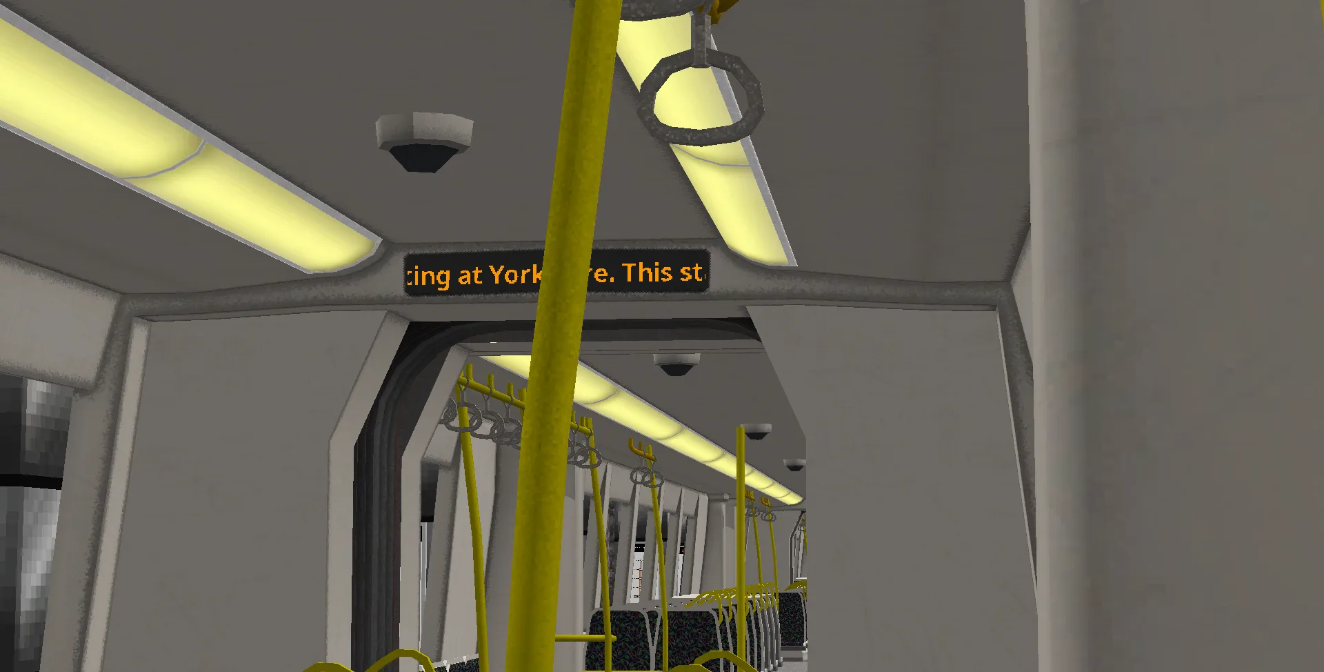 Интерьер поезда Transperth серии B из ресурс-пака [MTR4] Perth Pack