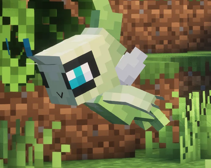 Celebi, редкий покемон в лесу из проекта DEAL's Legendaries.