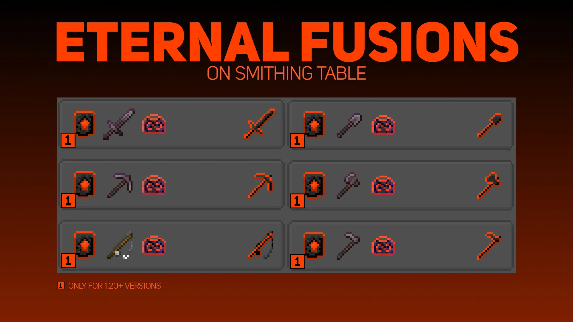 Слияния Eternal Fusions в моде Eternal Tools