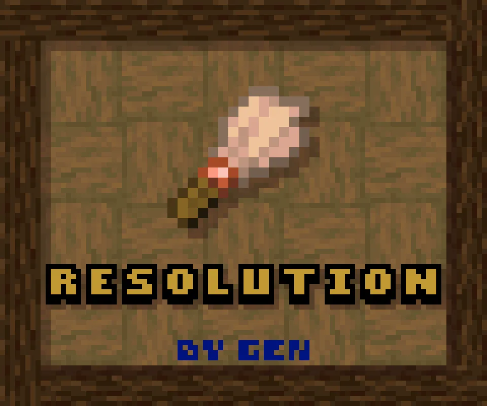 Титульное изображение ресурс-пака Resolution