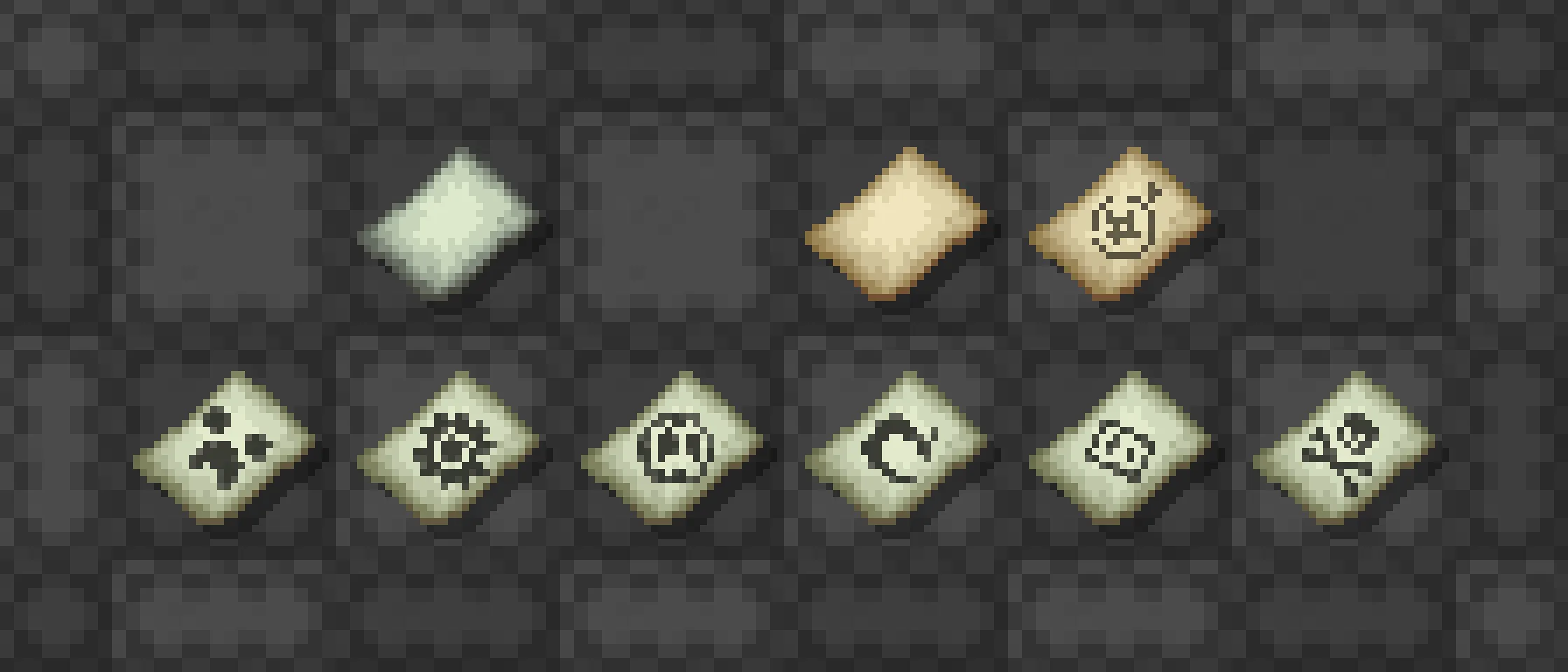 Карты, бумага и узоры для флагов в ресурс-паке Resolution