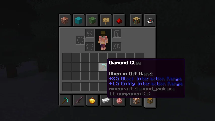 Характеристики алмазного когтя в моде Claw