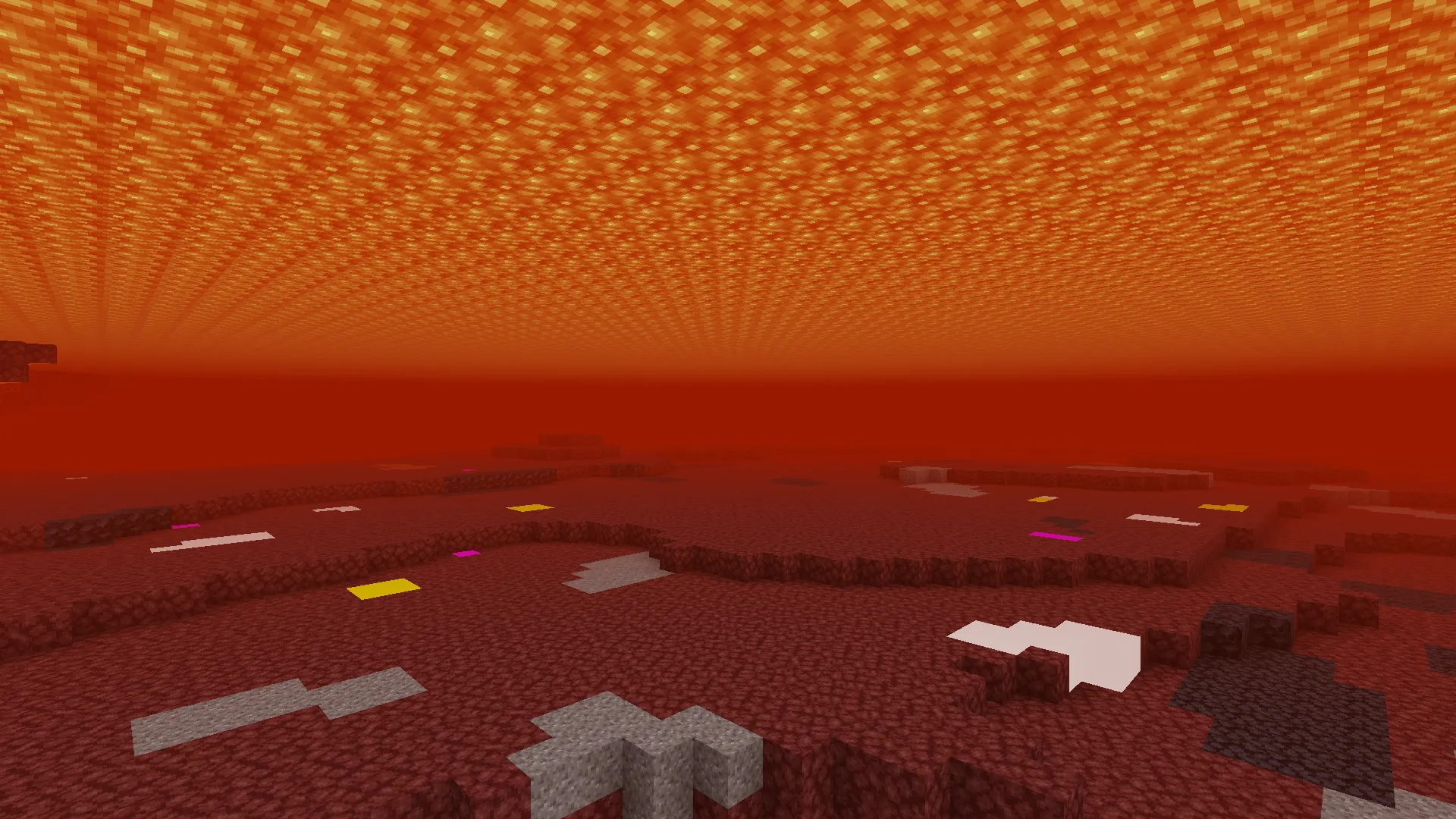 Руды Simple Ores в Нижнем мире под лавой