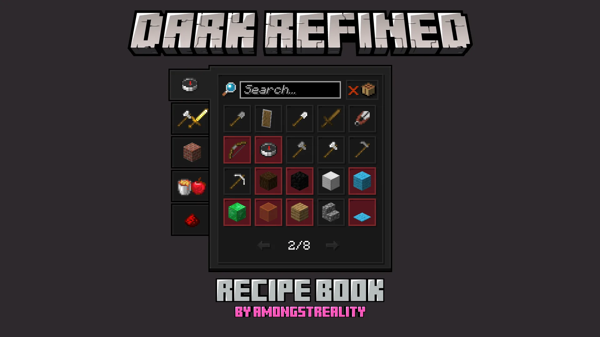 Превью ресурс-пака Dark Refined 3