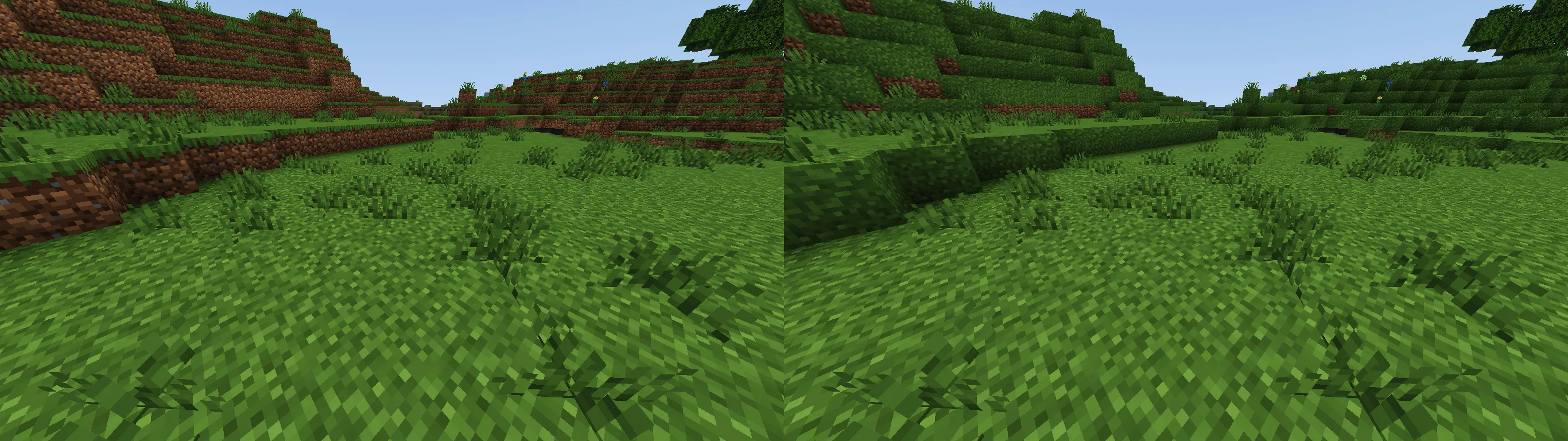 Улучшенная текстура травы, имитирующая Fast Better Grass