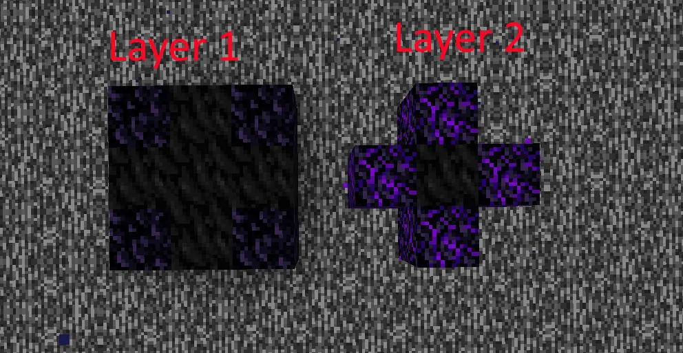 Призыв босса Nasir's Null Boss путем размещения звезды Незера на втором уровне структуры.