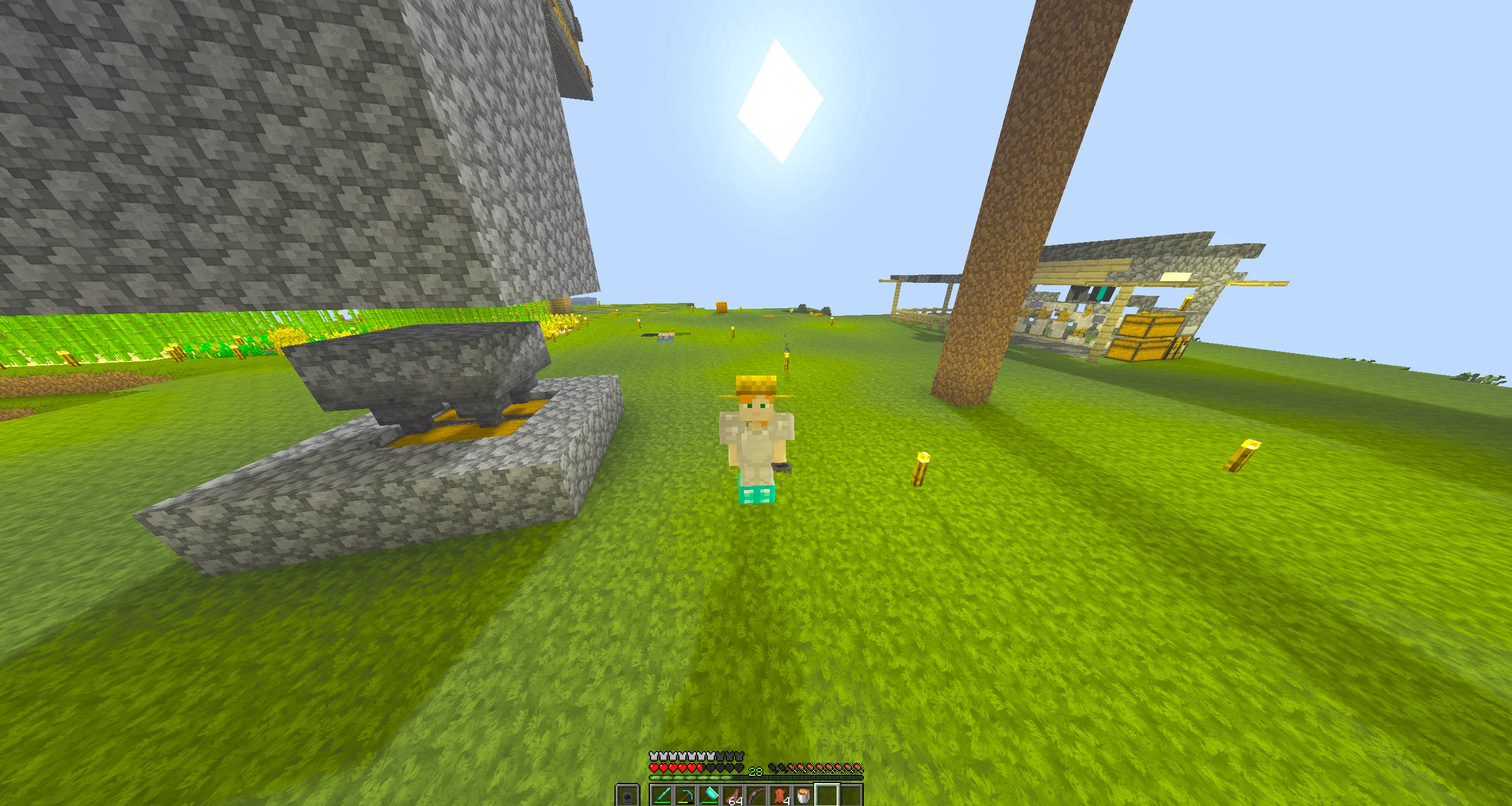 Переписанный шейдер Hex's Default: тест.