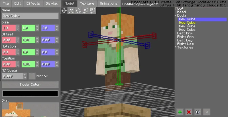 Иерархическая группировка элементов в CPM Animator Utils