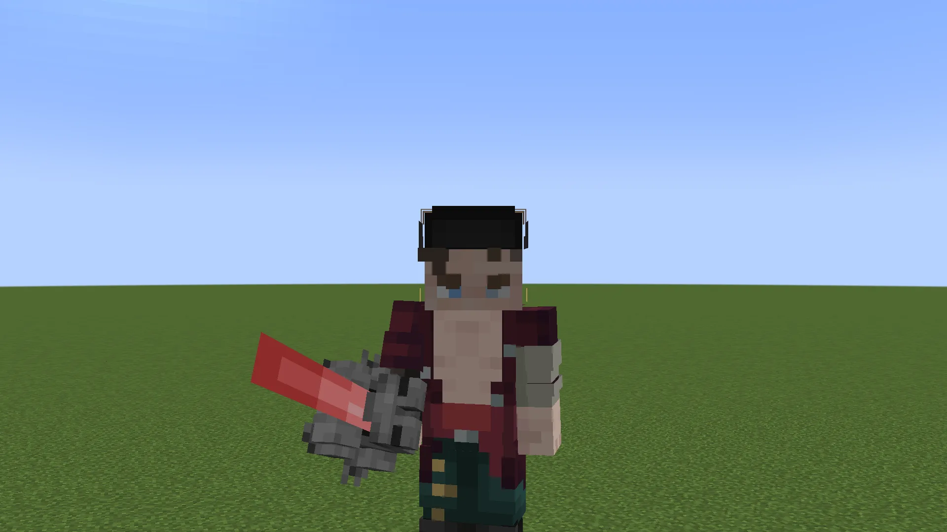 Каменный меч из ресурс-пака Frog Swords