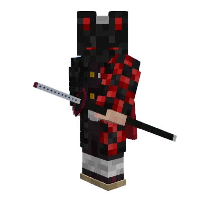 3D-модель катаны Томиоки в ножнах из аниме «Клинок, рассекающий демонов».