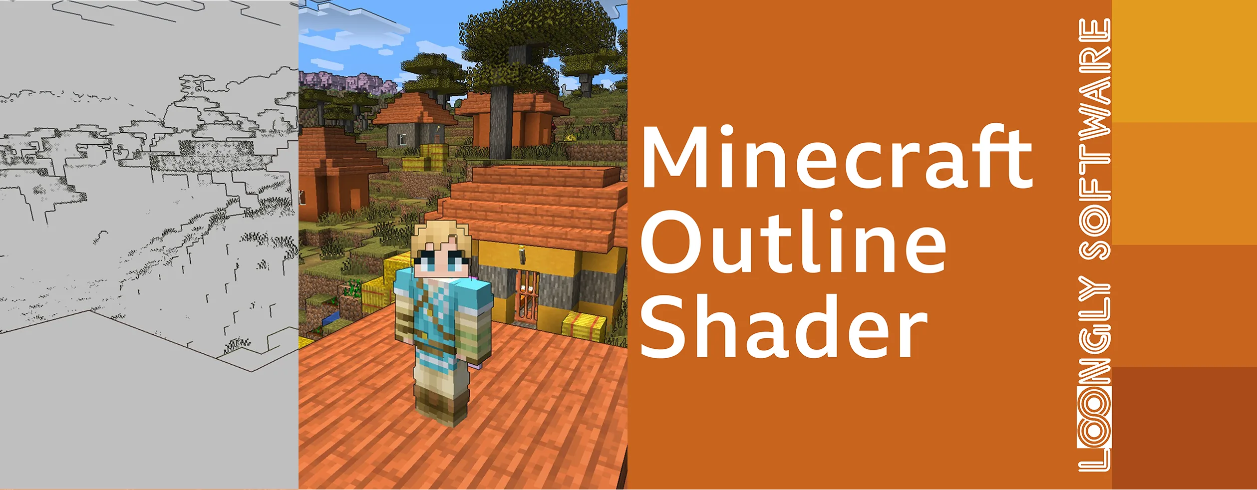 Логотип Outline Shader.