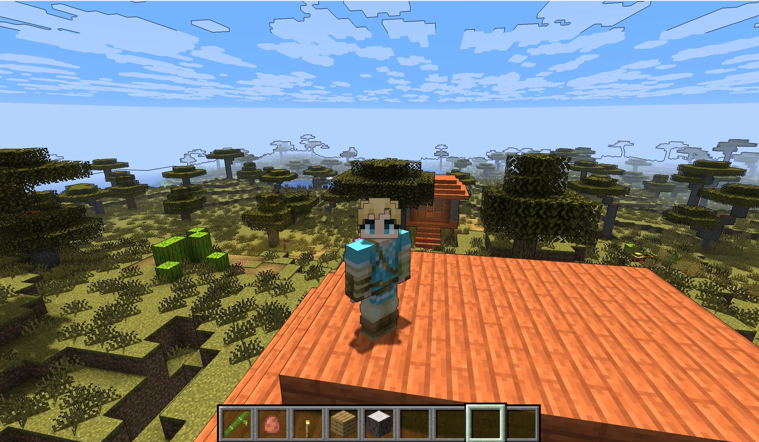 шейдер контуров в Minecraft