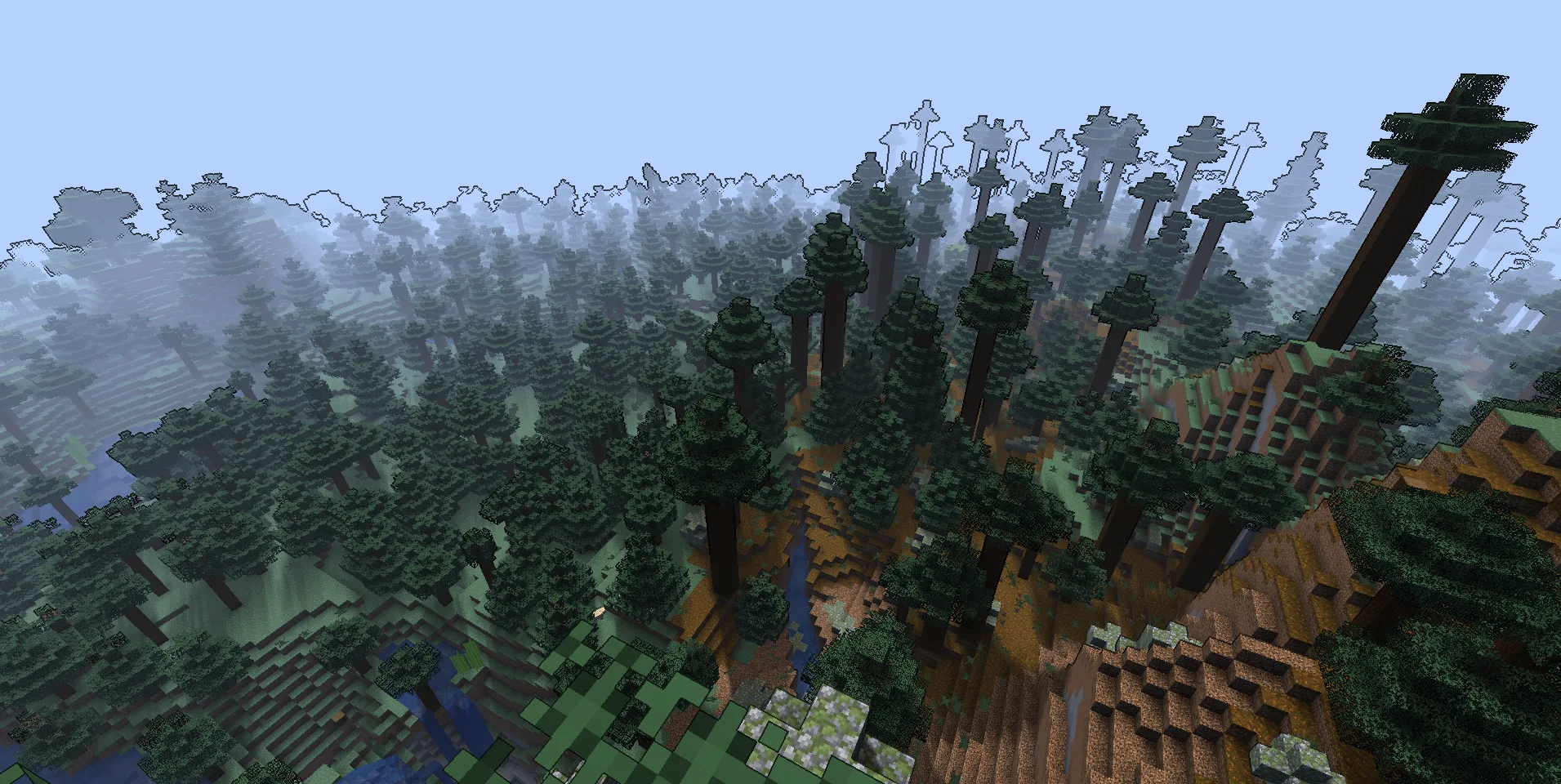 шейдер Outline в Minecraft