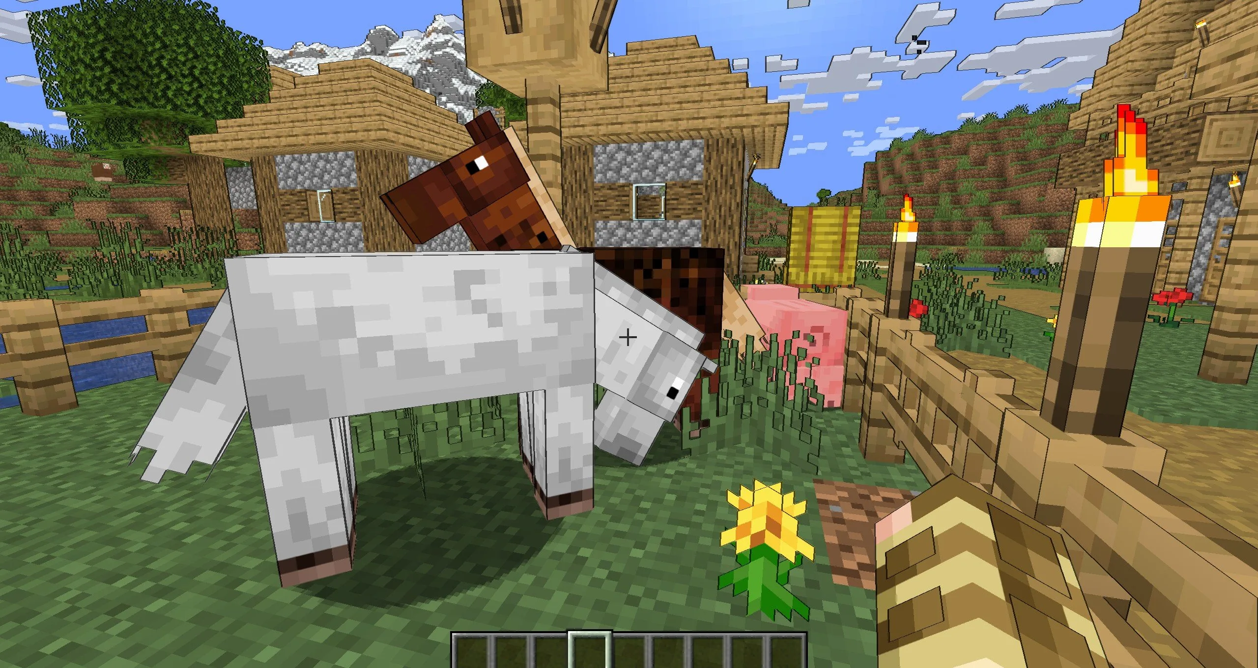 шейдер с контуром в Minecraft