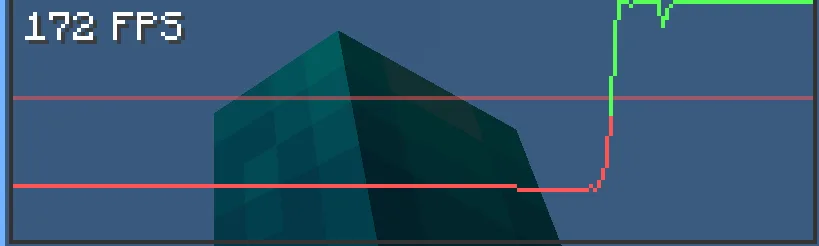 Увеличение частоты кадров после работы мода