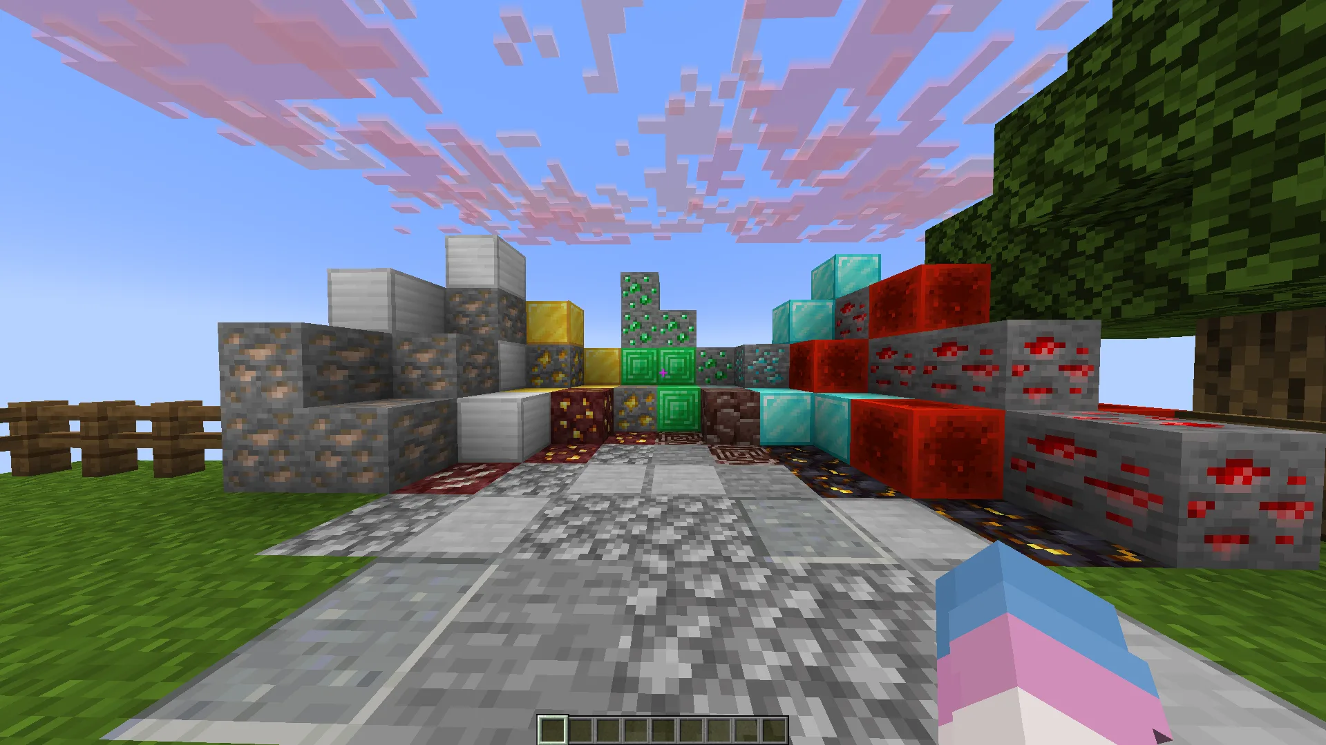 Блоки руды и сплошные блоки в Aura Cpvp Pack