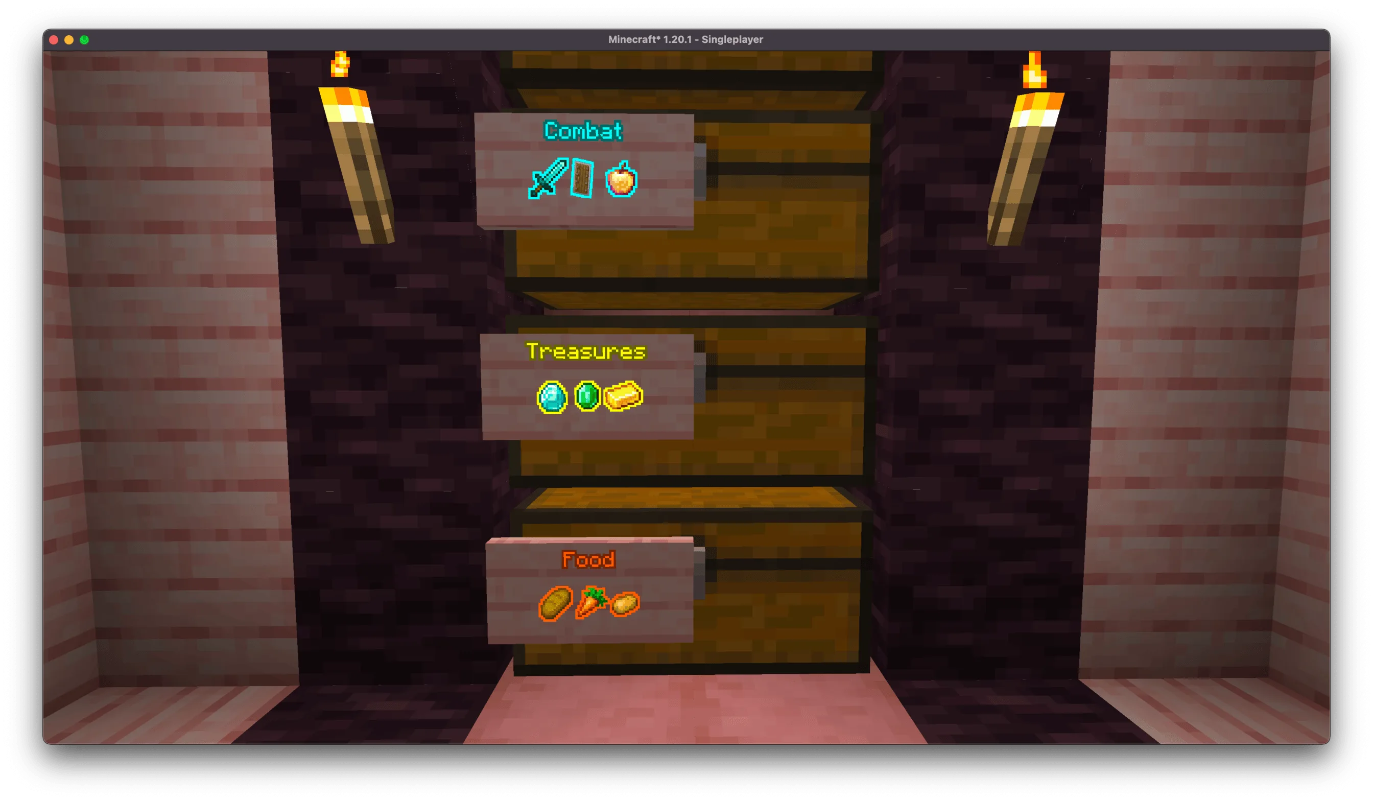 Увеличенные внутриигровые рендеры сундуков для маркировки предметов.