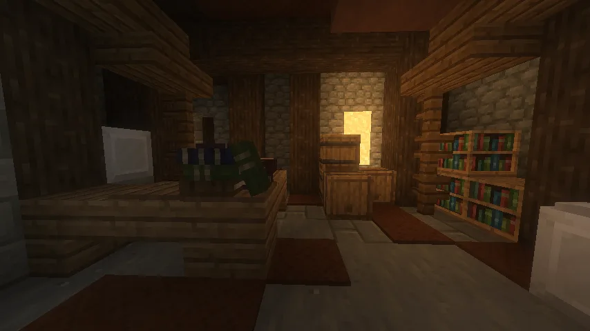 Wispy Shader, интерьер.